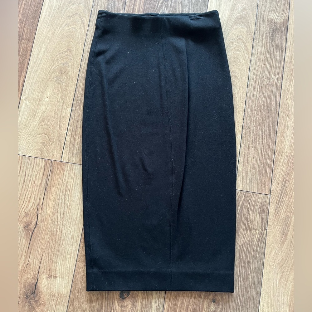 Aritzia Wilfred Black Midi Pencil Skirt - Picture 5 of 6
